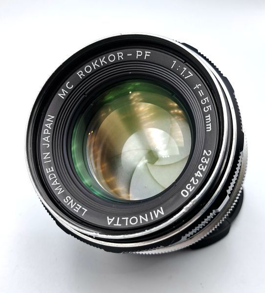 Minolta MC Rokkor-PF 1:1.7 f=55mm
