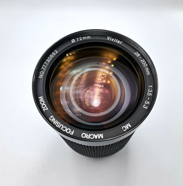 Vivitar 28-200mm 1:3.5-5.3 MC Vacro Focusing Zoom Canon FD