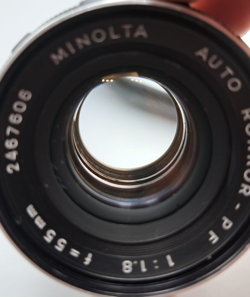 Minolta SR-1 + Minolta Auto Rokkor-PF 1:1.8 f=55mm