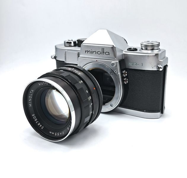 Minolta SR-1 + Minolta Auto Rokkor-PF 1:1.8 f=55mm