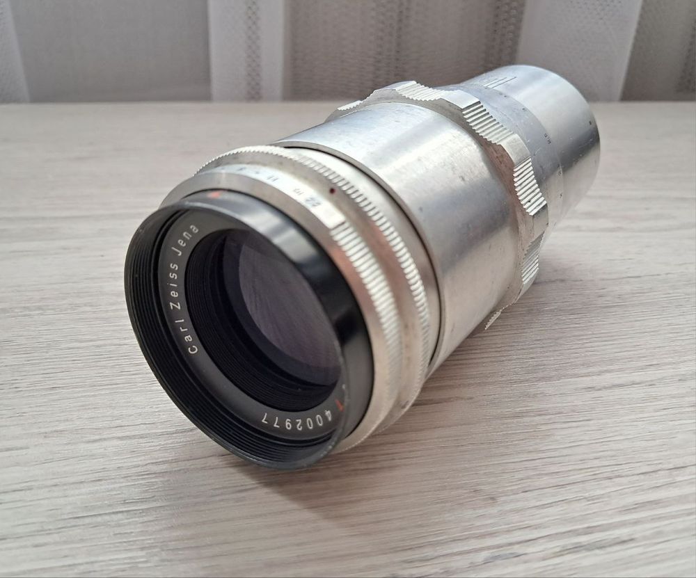 Carl Zeiss Jena Triotar 4/135 Т байонет Exakta 4002977 фото