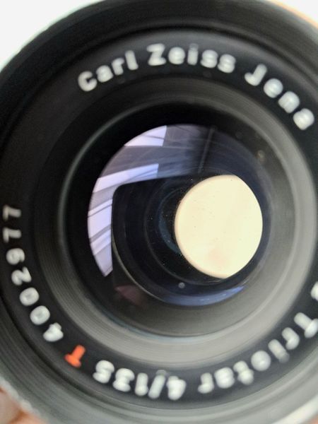 Carl Zeiss Jena Triotar 4/135 Т байонет Exakta 4002977 фото
