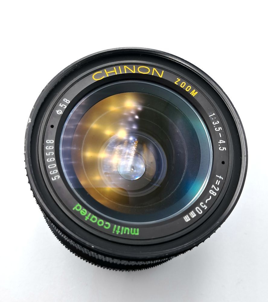 Chinon zoom 1:3.5-4.5 f=28-50mm Multi Coated