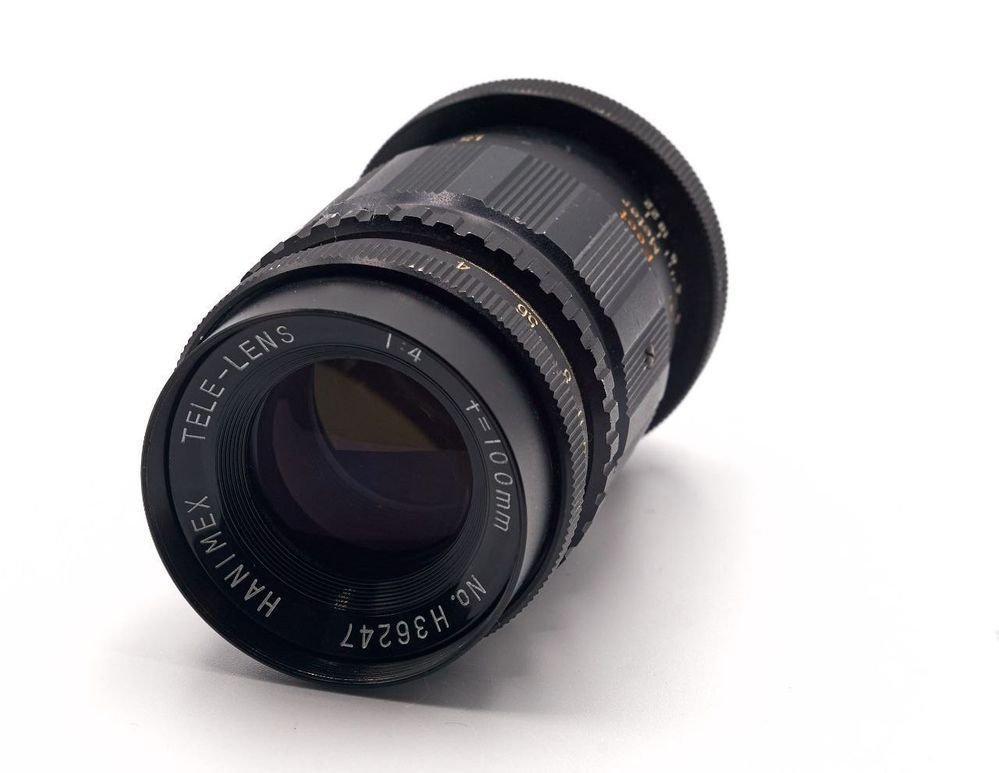 Hanimex tele lens 1:4 f=100mm байонет Exakta Н36247 фото