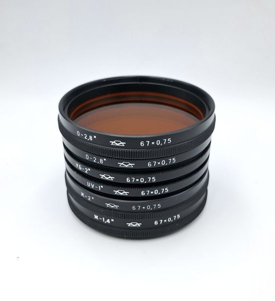 Світлофільтри О-2,8*, YG-2*, UV-1*, Ж-2*, Ж-1,4* 67х0,75 Світлофільтри О-2,8*, YG-2*, UV-1*, Ж-2*, Ж-1,4* 67х0,75 фото