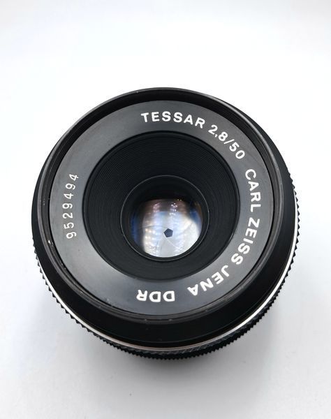 Carl Zeiss Jena DDR Tessar 2,8/50 black 9529494 фото